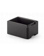 Värmelåda EPP med lock 370x270x167 mm - svart