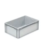 Plastlåda Basicline 600x400x220 mm - Grå