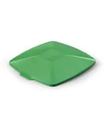 Lock för plastbehållare 40L 328x360x40 mm - grön