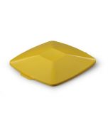 Lock för plastbehållare 40L 328x360x40 mm - gul