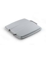 Lock för plastbehållare 90L 385x395 mm - grå