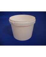 Plasthink 8052-5,5 L. med plasthandtag - Vit