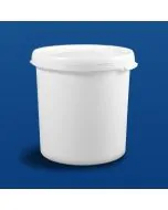 Plastbehållare HOM26000 - 27,5 L med handtag - Vit