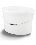 Oval plastbehållare EOX19000 - 18,1 l - Vit