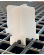 Pluggstift korsskarv graderad Ø 30,6 x 24 mm - vit