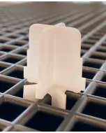 Pluggstift korsskarv graderad Ø22,4x17,5 mm - vit