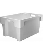 Plastlåda stapelbar vändbar 600x400x300 mm - Vit