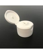 Kapsel - Skruvlock - Ø28 mm - m/flap - vit