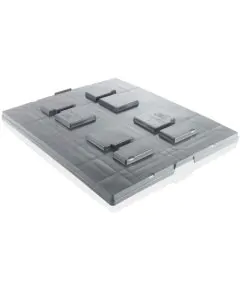 Pallock för Craemer 1200x1000 mm - regenererat Mörkgrått