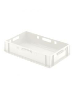 Köttlåda E1 - 600x400x125 mm - Vit