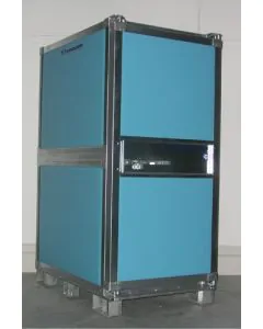 Värmeskåp 1000 L på bas - 1200x800x1830 mm - blå