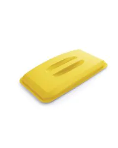 Lock för plastbehållare 60L 501x272x57,5 mm - gul