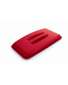 Lock för plastbehållare 60L 501x272x57,5 mm - röd