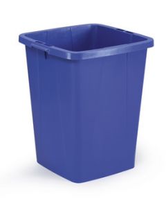 Plastbehållare 90L 520x490x610 mm - blå