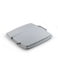 Lock för plastbehållare 90L 385x395 mm - grå