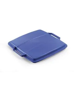 Lock för plastbehållare 90L 385x395 mm - blå
