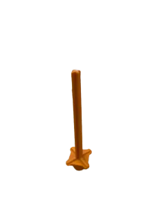 Roterbart stift Ø6 x H66 mm - orange