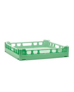 Diskkorg 500x500x95 mm bestick - grön