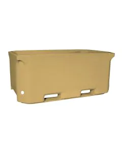 Isolerad balja 630 L - krämfärgad - PE