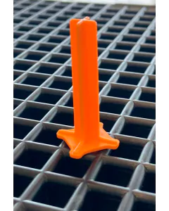 Roterbart stift H39mm/Ø9mm - orange