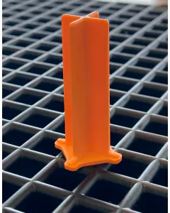 Roterbart stift Ø15 x xH39 mm - orange