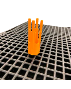 Vridbart stift Ø16xH66 mm - orange