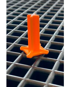 Vridbart stift Ø9xH25 mm - orange