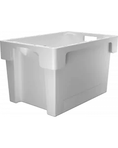 Plastlåda stapelbar 600x400x350 mm - Vit