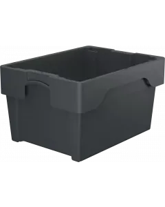 Plastlåda stapelbar 400x300x220 mm - Grå