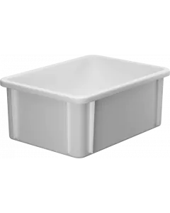 Plastlåda stapelbar 400x300x165 mm - Vit