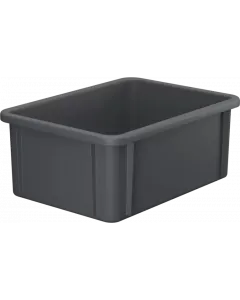 Plastlåda stapelbar 400x300x165 mm - Grå
