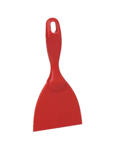 Handskrapa av plast 102 mm - Röd