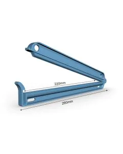 Väskklämma 260/220 mm - blå