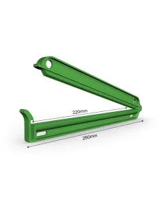 Väskklämma 260/220 mm - grön