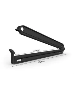 Väskklämma 260/220 mm - svart
