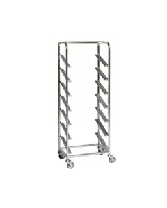 Lådvagn elförzinkad 7 fack - 660x410x1850 mm