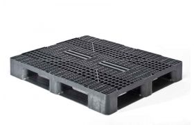 Plastpall typ 1210HB5RR - 5 centrum och kanter