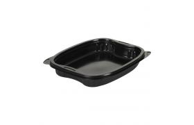 Bistro Warm PP 500 ml bricka, rektangulär - svart