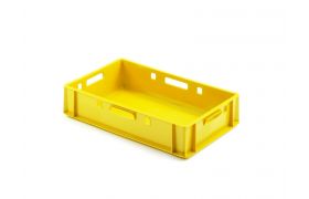 Köttlåda E1 - 600x400x125 mm - Gul