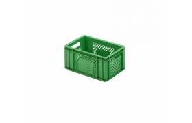 Plastlåda R - perf. 300x200x130 mm - grön