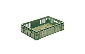 Plastlåda Frukt & Grönt 600x400x140 mm perf - grön