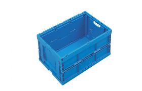 Fällbar låda W - 66L - 600x400x320/70 mm - blå