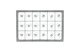 Diskkorg 600x400 mm - 72 mm - 3x6 glas