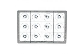 Diskkorg 600x400 mm - 200 mm - 3x4 glas