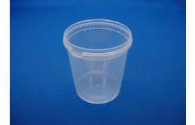 Plastbehållare 652/653 - 1100 ml - Klar