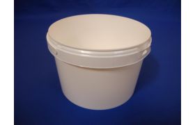 Plasthink 8044-4,6 L. med plasthandtag - Vit